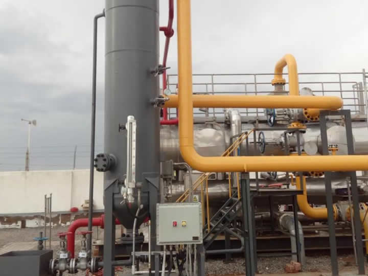 Natural gas sand removal