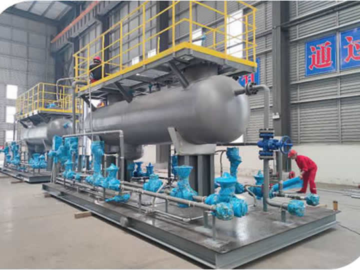 Heavy hydrocarbon separation sled