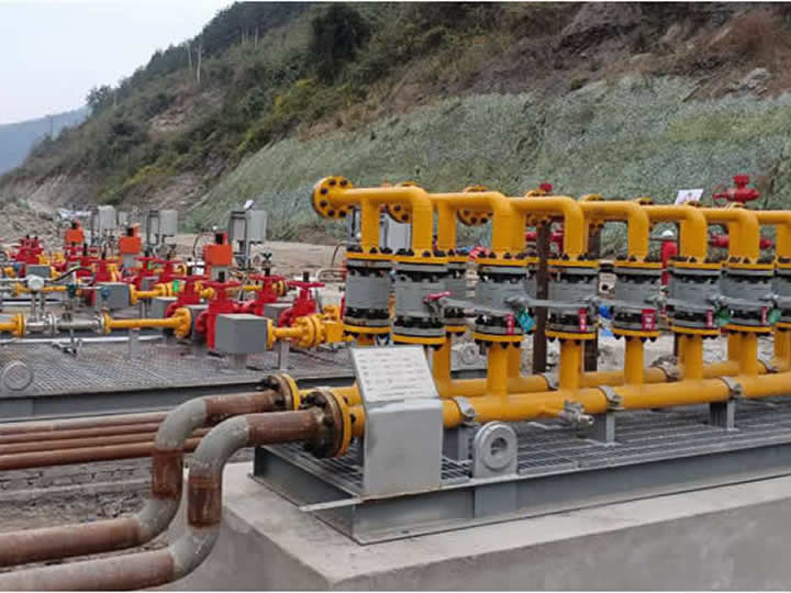 Station valve group pry