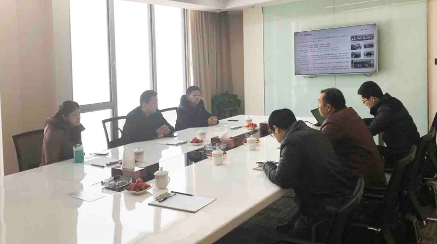 中梁地產成本部到我公司考察交流